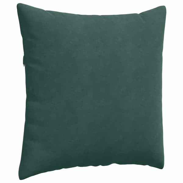 Sofakuddar 2 pcs Mörkgrön 60 x 60 cm Kordread tyg