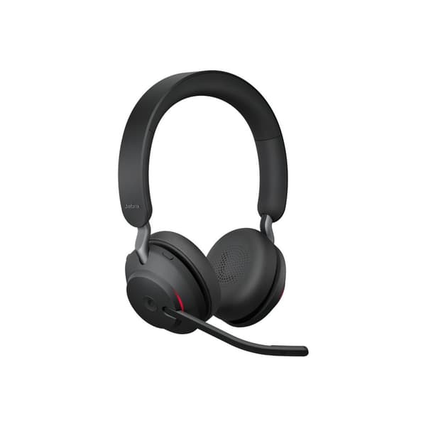 Jabra Evolve2 65 MS Stereo - headset - USB-C - med laddningsställ