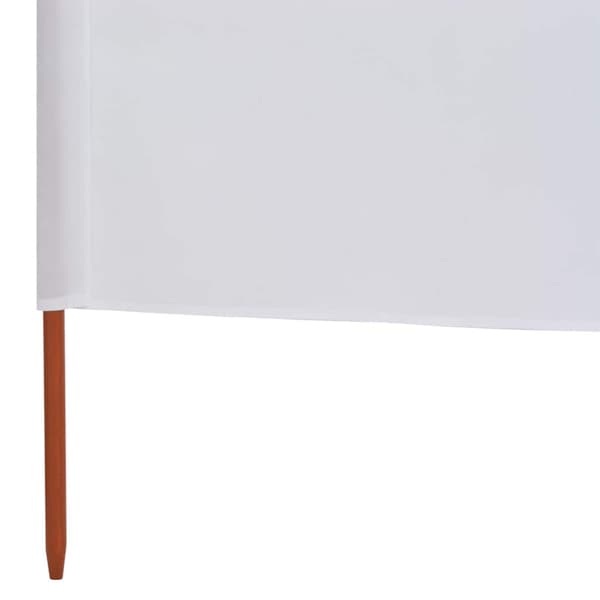 Vindskydd 9 paneler tyg 1200x120 cm sandvit