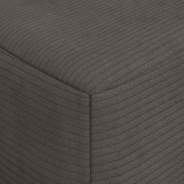 Fällbar Soffbed Mörkgrå 120 x 60 x 49 cm Tyg