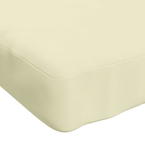 Bänk kudde SOEST 100% Polyester Gräddvit 140 x 40 x 5 cm
