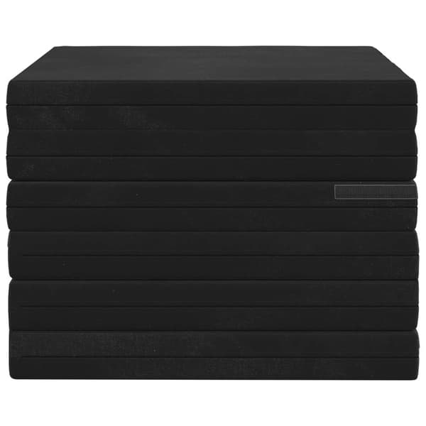 Fällbar Soffbed 140 x 67 x 45 cm Svart