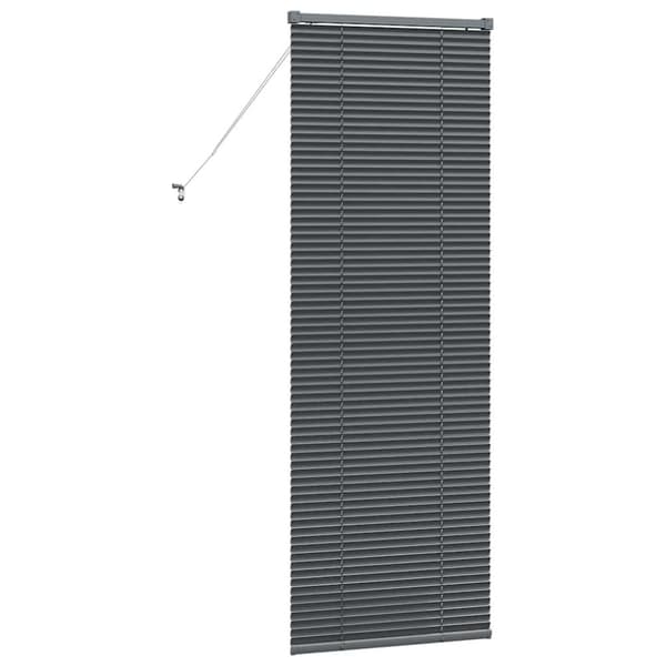 Persienner Mörkgrå 175 x 60 cm Aluminium