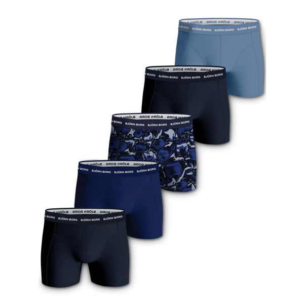 Boxer Multi 5-p Underwear Blue Male