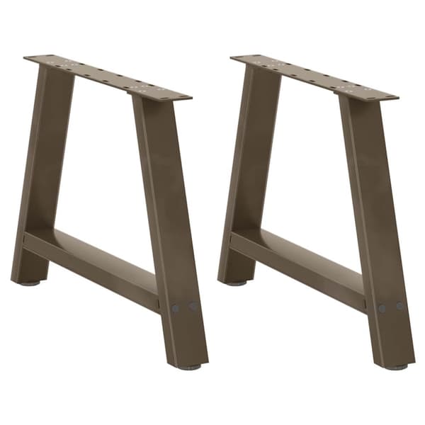 Soffbordsben A-formade 2 st 60x(42-43) cm stål
