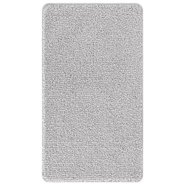 Halkfri Badmatta Grå 70 x 120 cm PP