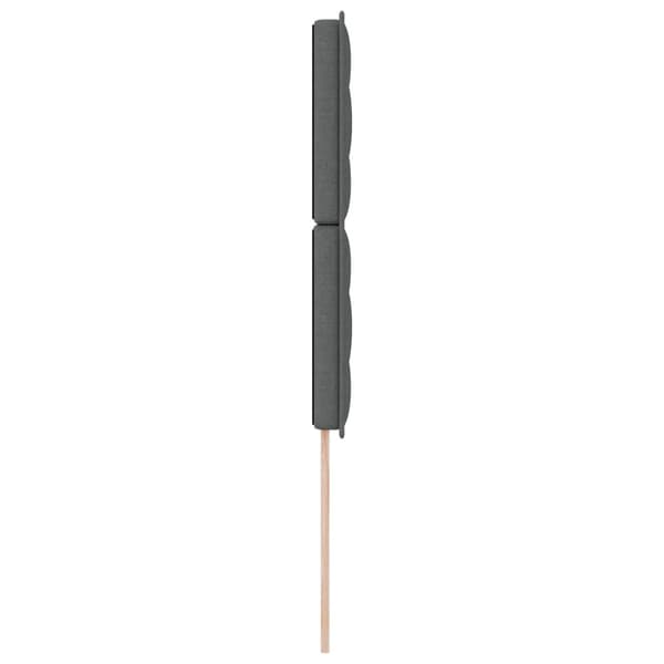 Huvudgavel Mörkgrå 100 cm tyg
