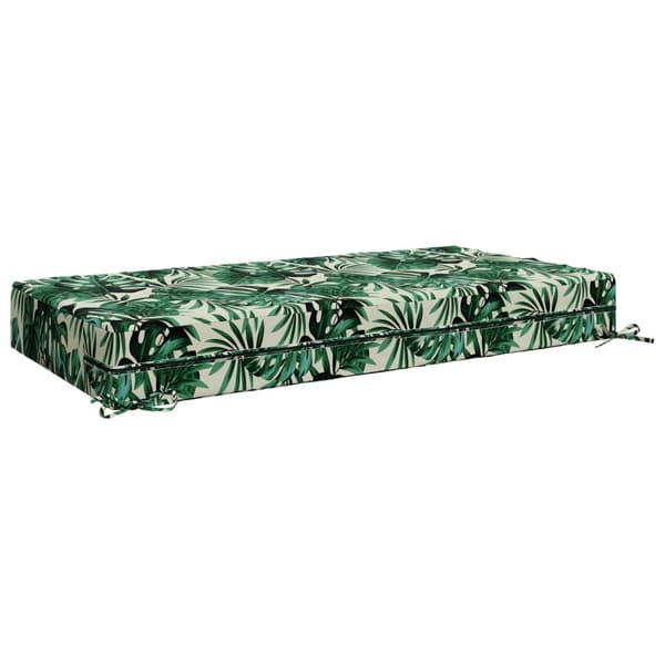 Sittkudde SOEST 100% Polyester Bladmönster 120 x 60 x 15 cm