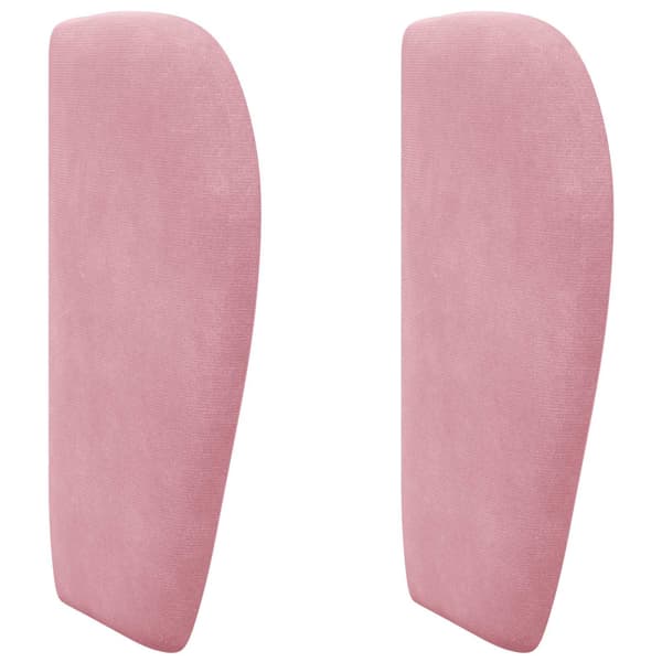 Sänggavel Öra Rosa 40 x 23 x 6 cm Sammet
