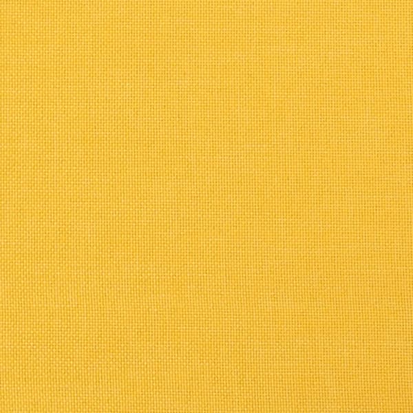 Bäddsoffa 2-sits med två kuddar gul tyg