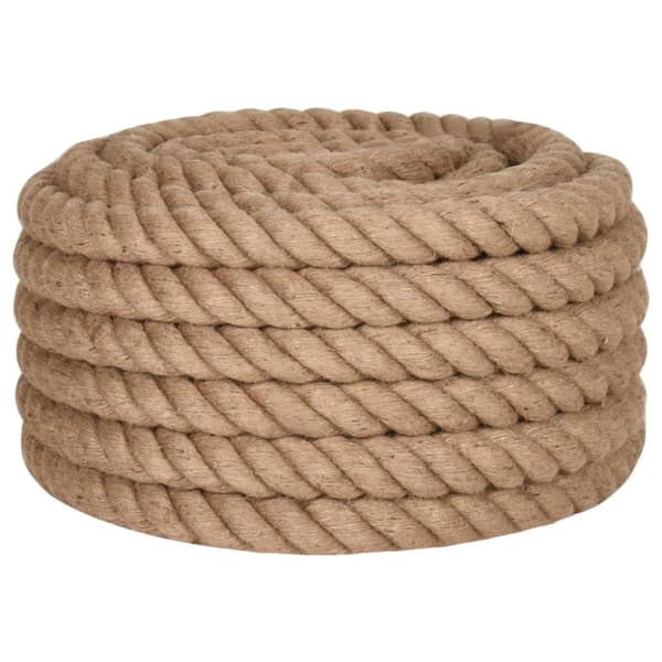 Juterep 10 m lång 50 mm tjock