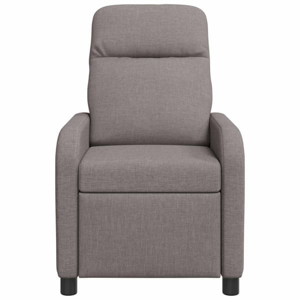 Massagefåtölj Taupe Tyg