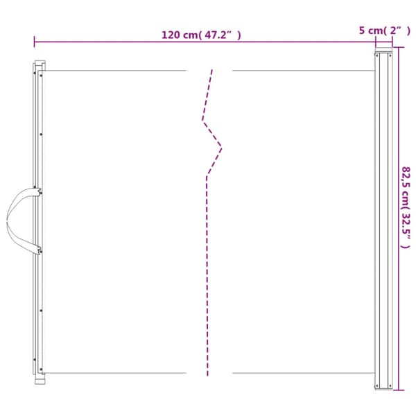 Infällbar husdjursgrind vit 82,5x125 cm