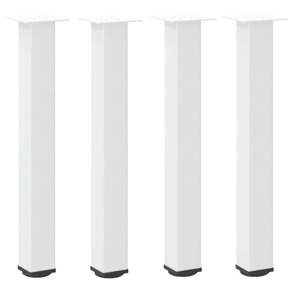 Konsolbordsben 4 st vita 72-74 cm stål