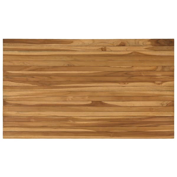 Bordsskiva 120 x 70 x 3,5 cm Rektangulär Massivt teakträ