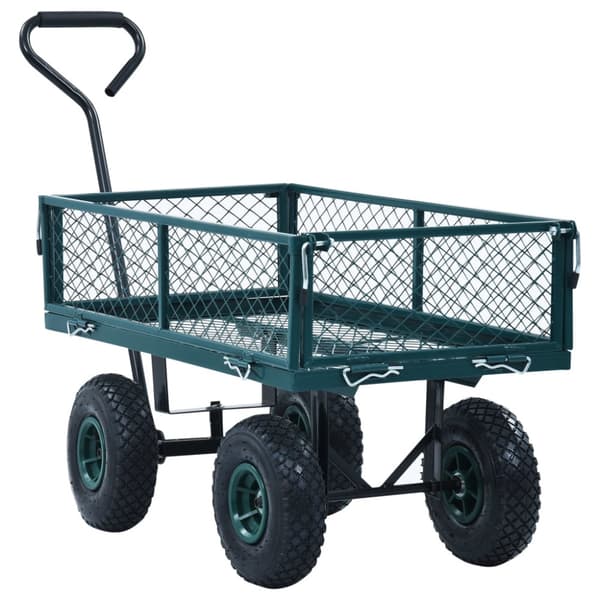Trädgårdsvagn grön 250 kg