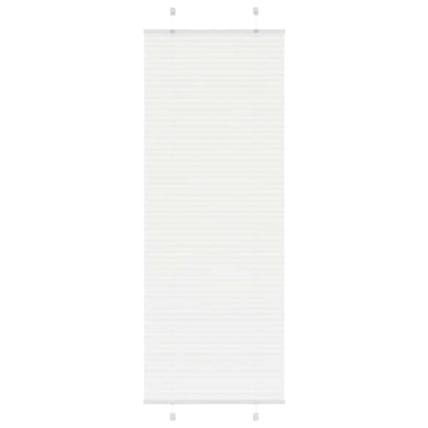 Plisserad persienn vit 70x200 cm tyg bredd 69,4 cm polyester