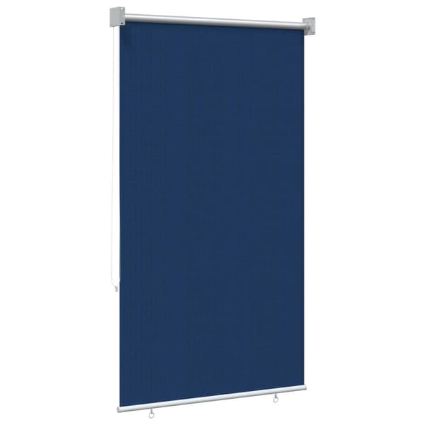 Utomhus Rullgardin 90% UV Block Blå 80 x 140 cm HDPE