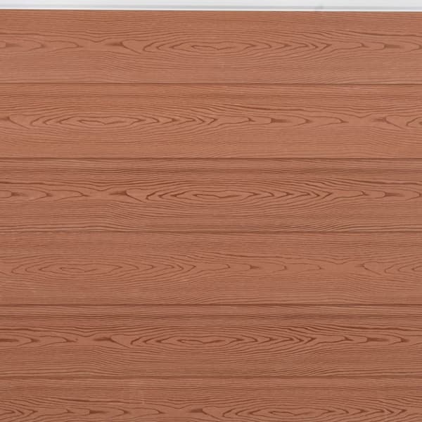Staketpanel brun 180x186 cm WPC