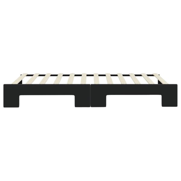Dagbädd utdragbar svart 100x200 cm sammet