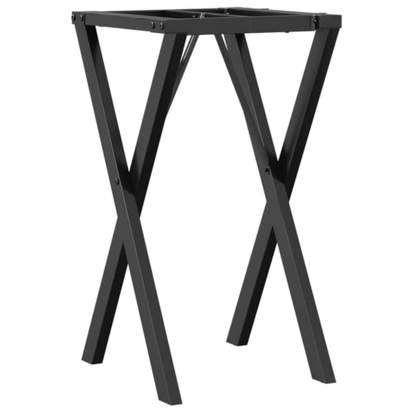 Bordsben för matbord X-ram 40x40x73 cm stål