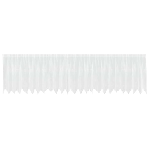 Spetsgardin med gardiner Vit 600 x 100 cm Polyester