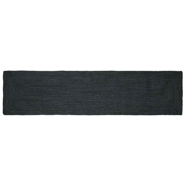 Områdesmattor Rektangulär Mörkgrå 60 x 250 cm Jute