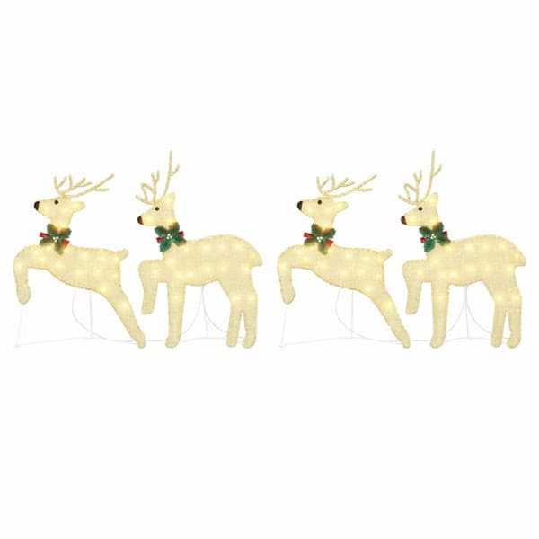 LED Renar 4 pcs Guld tyg