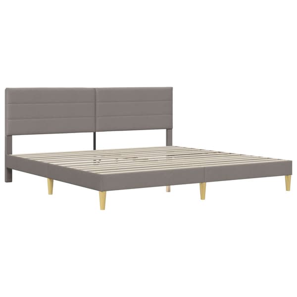 Sängram Taupe 180 x 200 cm Polyester
