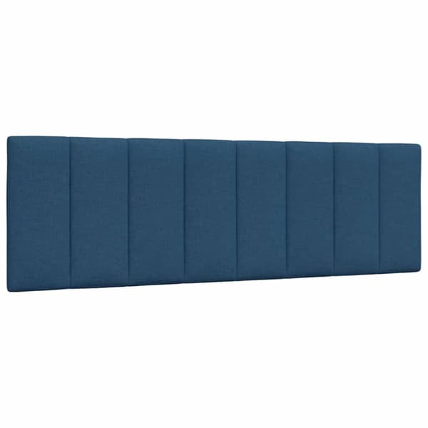 Bed Frame without Mattress "Hanko" Blue 160x200 cm Fabric