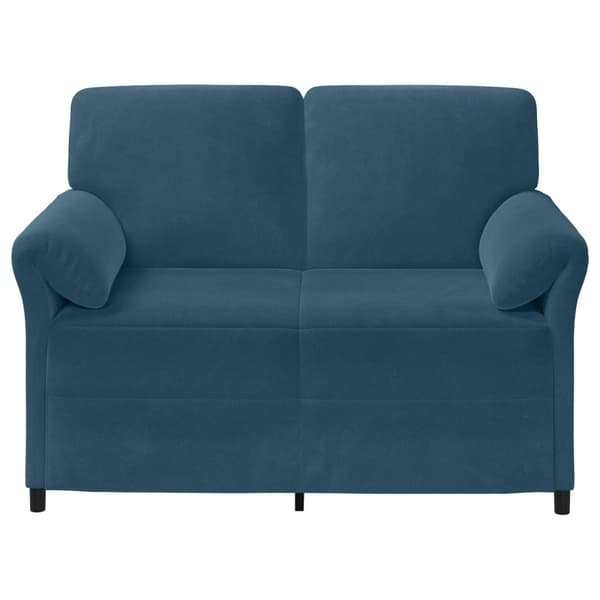 2-sits soffa Blå 138 x 83 x 95 cm Sammet