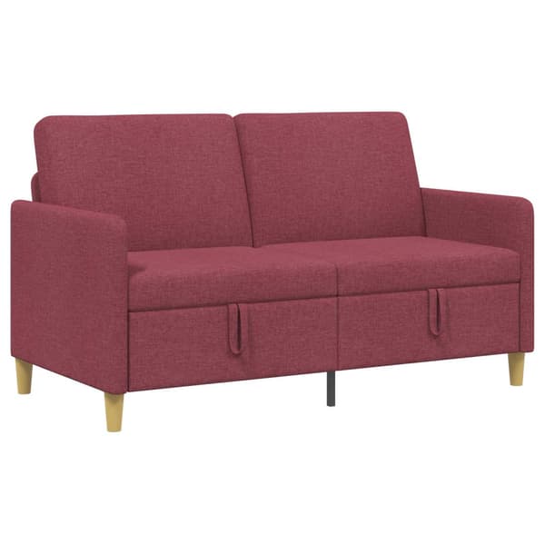 Soffa med förvaring Vinröd 152 x 78 x 87 cm Polyester
