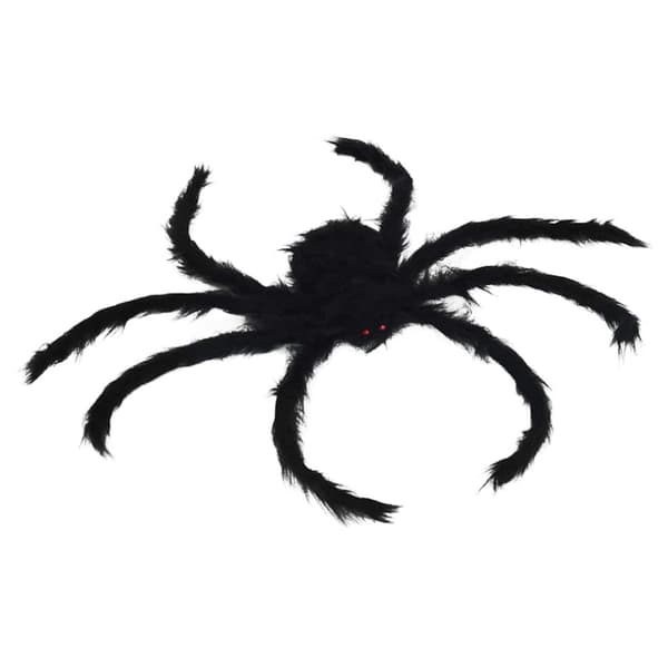 Halloween Spindel Dekoration 6 pcs Svart 75 cm