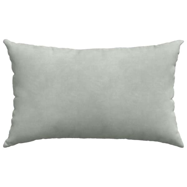 Sofakuddar 2 pcs Ljusgrå 50 x 30 cm Kordread tyg