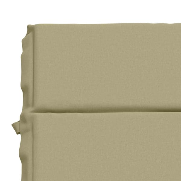 Solstol Kudde GEMERT 100% Polyester Ljusgrön 200 x 80 x 3 cm