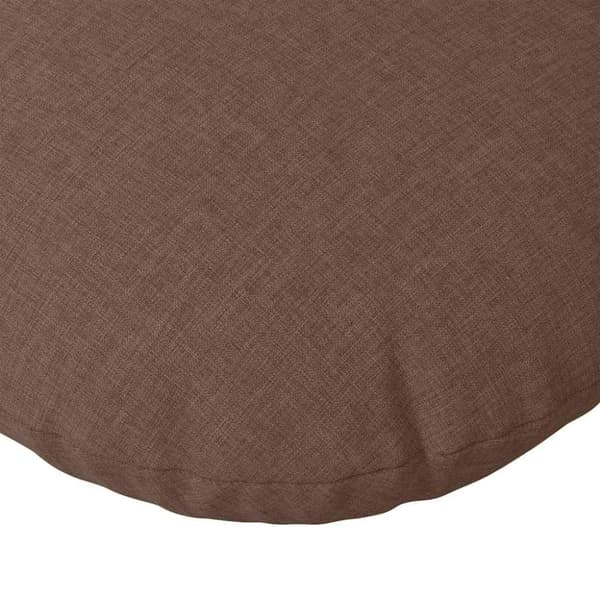 Sittkuddar 2 pcs Brun Ø60 x 21 cm tyg
