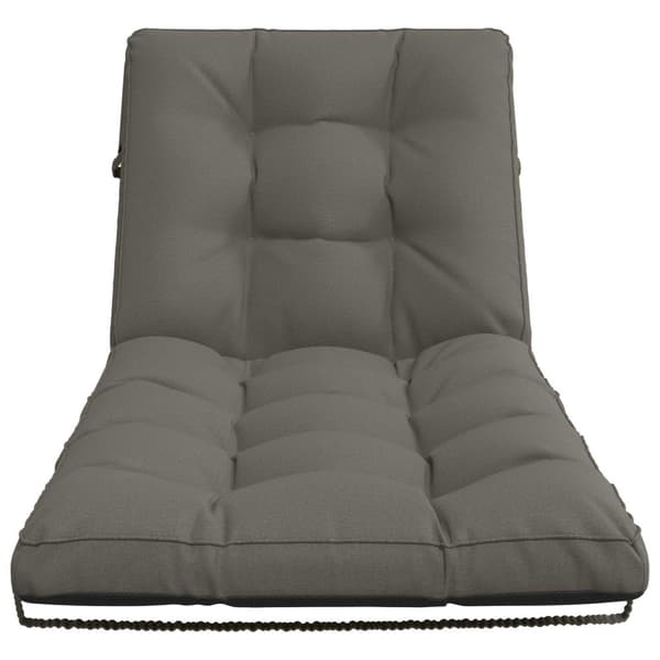 Solstol Kudde VIANEN 100% Polyester Grå 200 x 80 x 8 cm