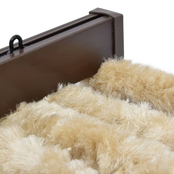 Insektsdraperi beige 90x200 cm chenille
