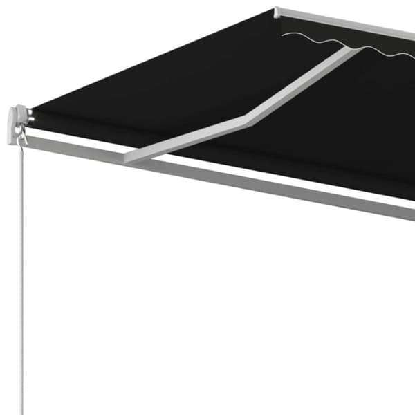 Markis manuellt infällbar 450x350 cm antracit