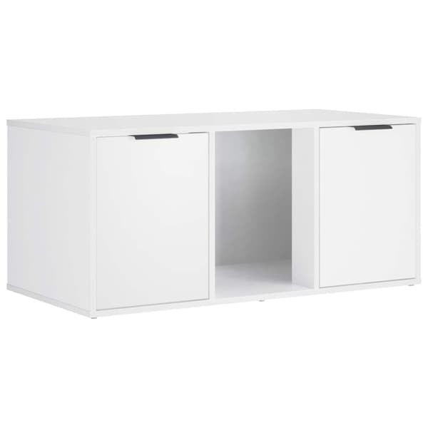 Kattbur Möbler Vit 100 x 49 x 45 cm Konstruerat trä