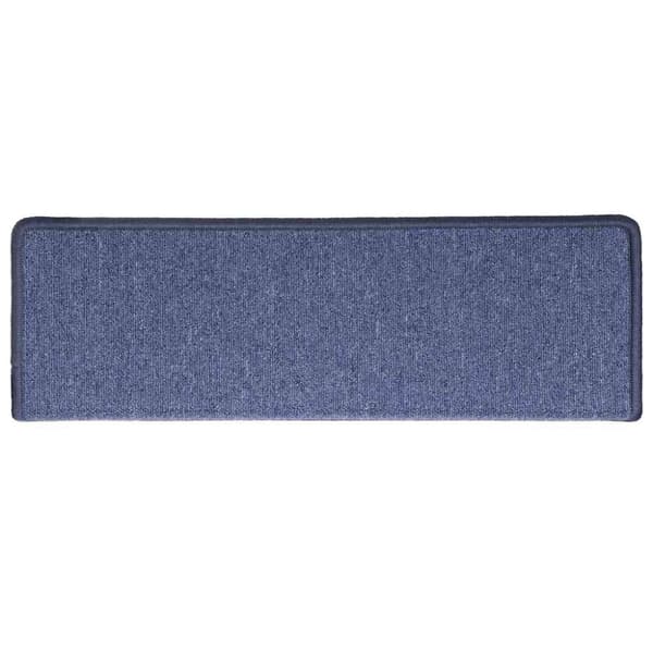 Trappmattor 30 st 65x21x4 cm blå rektangulär kant
