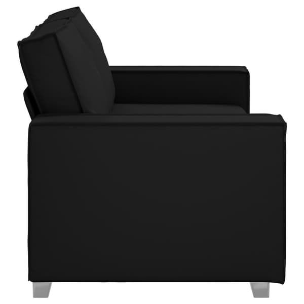 Tvåsitssoffa Svart 180 cm Konstläder