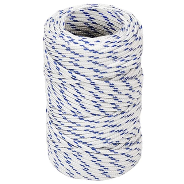 Båtlina vit 2 mm 100 m polypropylen