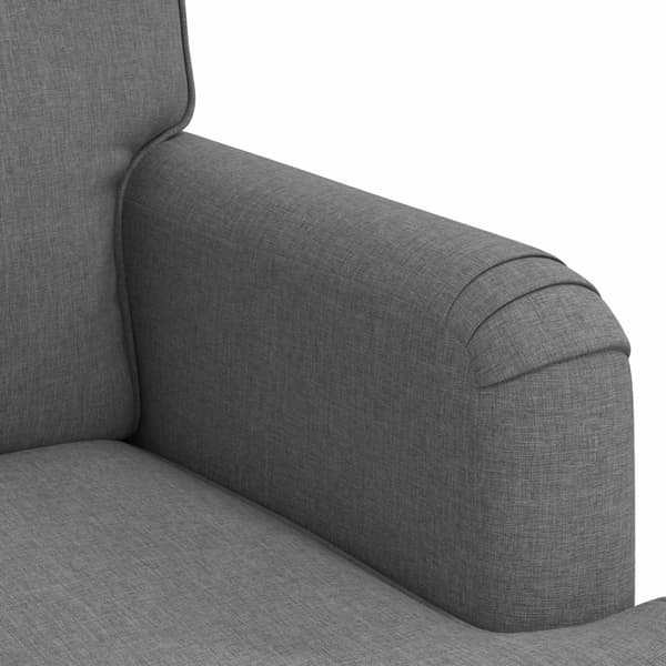 Soffa Mörkgrå 84 x 80 x 85 cm tyg