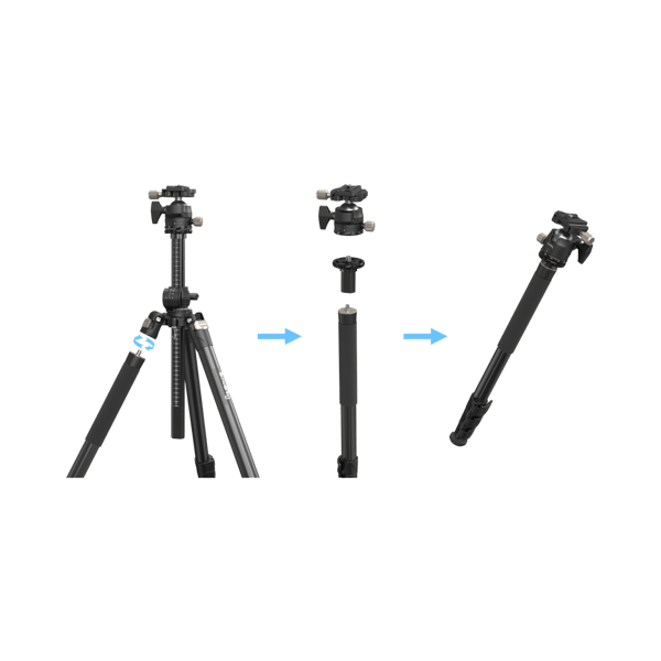 SmallRig 4288 Tripod with Lateral Center Column CT200