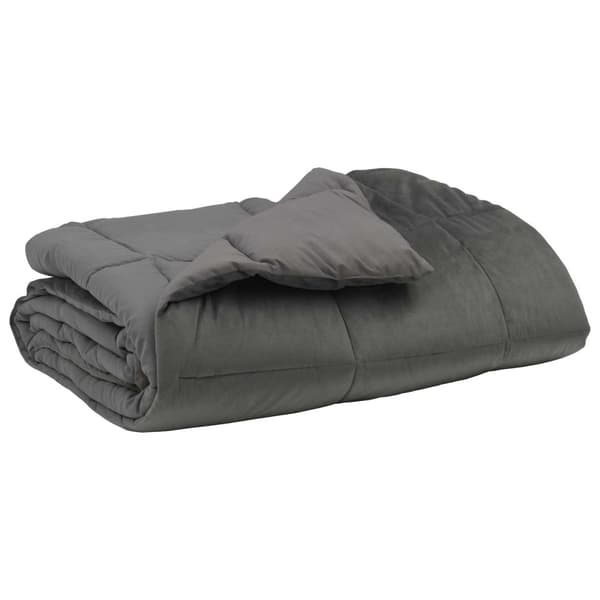 Sommar Duvet Quiltad Ljusgrå 220 x 240 cm Mikrofiber