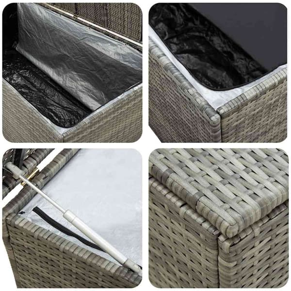Dynbox konstrotting 180x90x70 cm grå