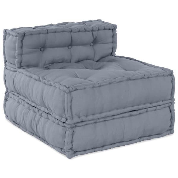 Modulsofa enhet 4 pcs Grå Tyg
