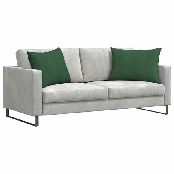 Sofakuddar 2 pcs Mörkgrön 70 x 50 cm Kordread tyg