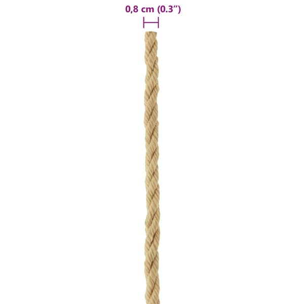 Båtsnöre 250 m 0.8 Naturlig PP